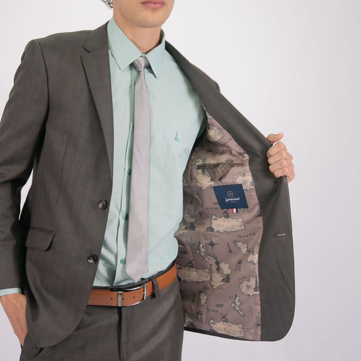 Traje 2 Botones Sin Prense