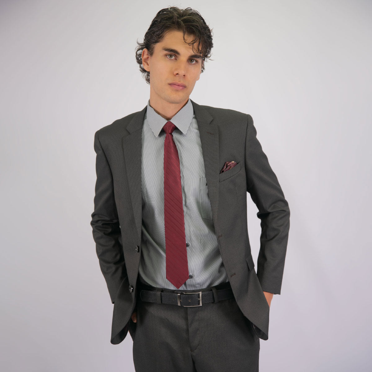 Traje 2 Botones Sin Prense